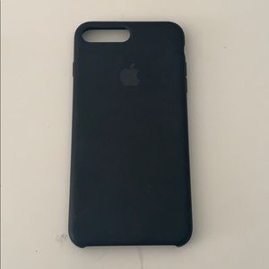 Apple Black Silicone iPhone 7/8 PLUS case